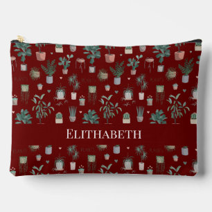 Wild Cactus Pattern Accessory Pouch