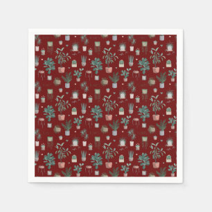 Wild Cactus Pattern Napkin