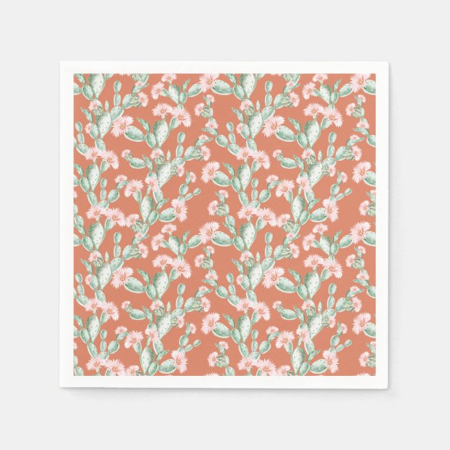 Wild Cactus Pattern Napkin (Front)