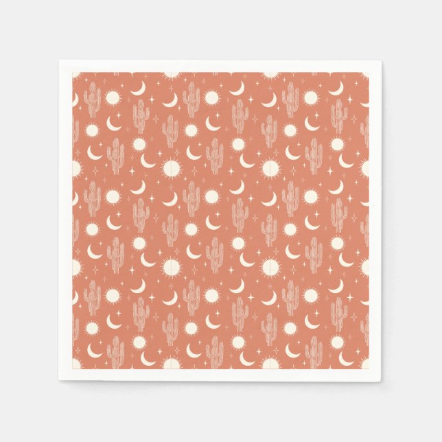 Wild Cactus Pattern Napkin (Front)