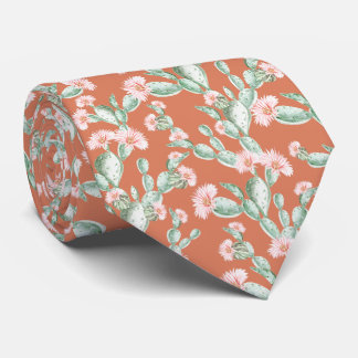 Wild Cactus Pattern Tie