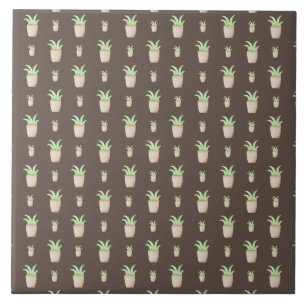 Wild Cactus Pattern Tile