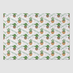 Wild Cactus Pattern Tissue Paper