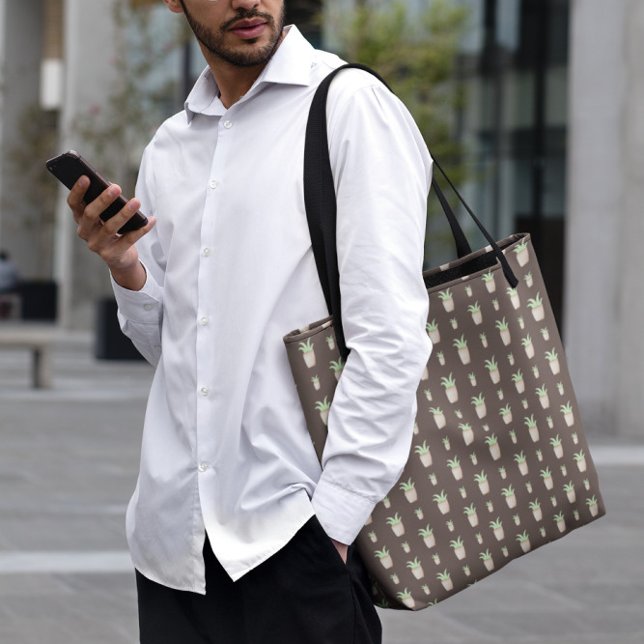 Wild Cactus Pattern Tote Bag (Creator Uploaded)