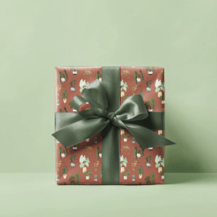 Wild Cactus Pattern Wrapping Paper