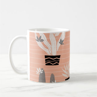 Wild Cactuses: Colourful Watercolor Pattern Coffee Mug