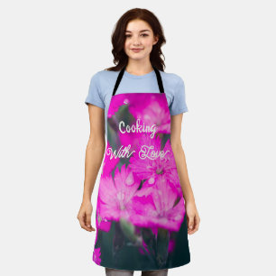 Wild carnations after rain apron