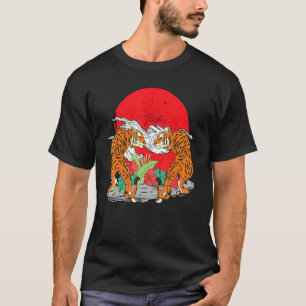 Wild Cat  Jungle Predator Wildlife Animal Asian Ti T-Shirt
