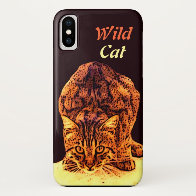 WILD CAT KITTEN Case-Mate iPhone CASE (Back)