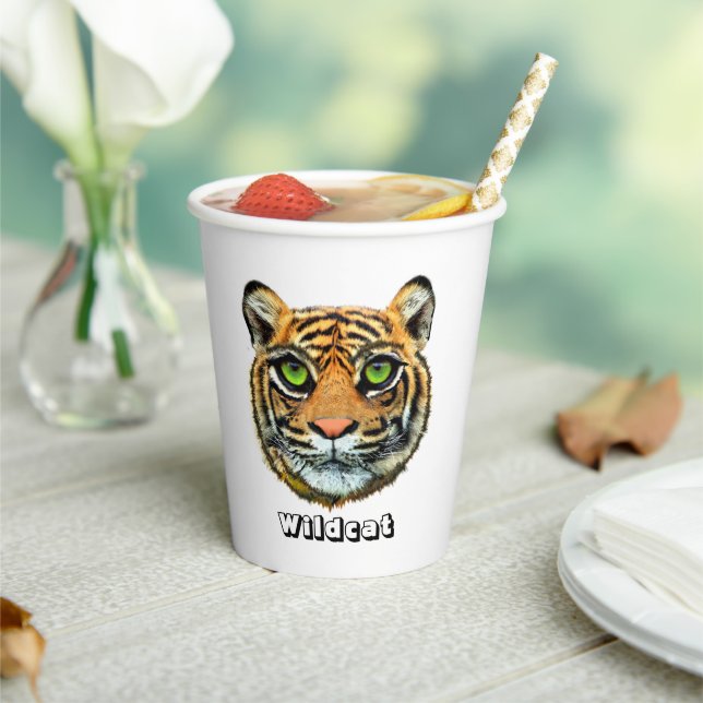 Wild Cat  Paper Cups (Insitu)