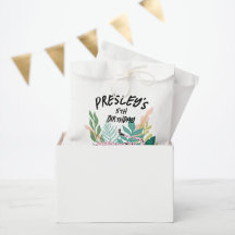 Wild Cat Party Animal Personalised Favour Bag