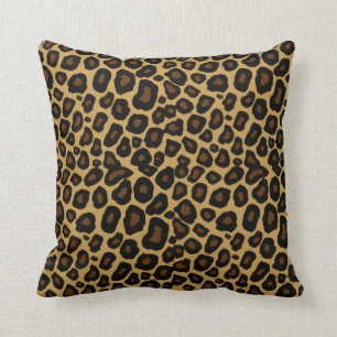 Wild Cat Toon Print Cushion