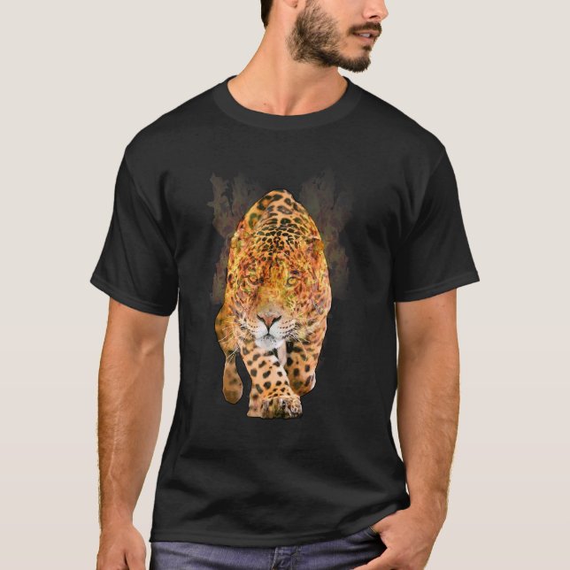 Wild Cats  Animal  Predators Cats Jaguar T-Shirt (Front)