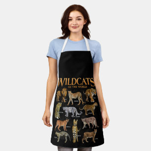 Wild Cats Animals of the World Educational Wild An Apron