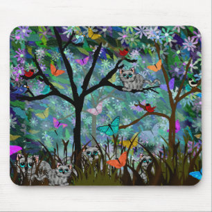 Wild Cats Mouse Mat