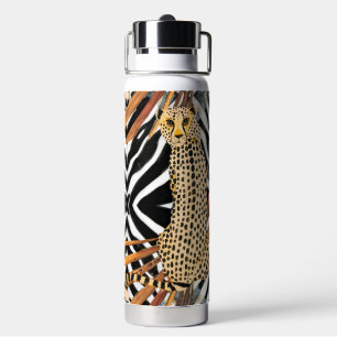 Wild Cheetah - African Wildlife Water Bottle