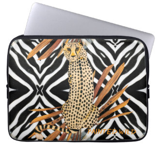 Wild Cheetah Laptop Sleeve