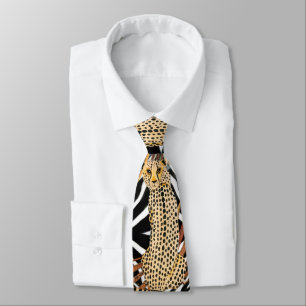 Wild Cheetah Neck Tie