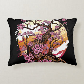 Wild Cherry Blossom Decorative Cushion