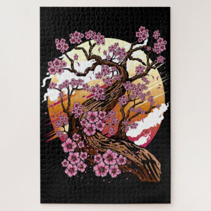 Wild Cherry Blossom Jigsaw Puzzle