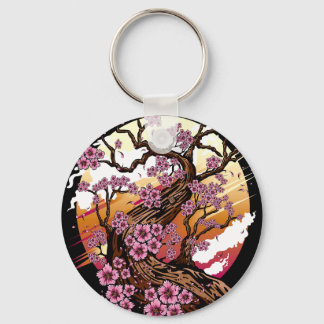 Wild Cherry Blossom Key Ring