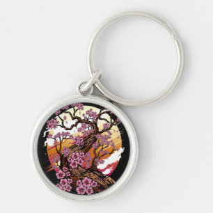 Wild Cherry Blossom Key Ring