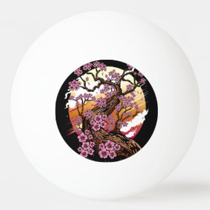 Wild Cherry Blossom Ping Pong Ball