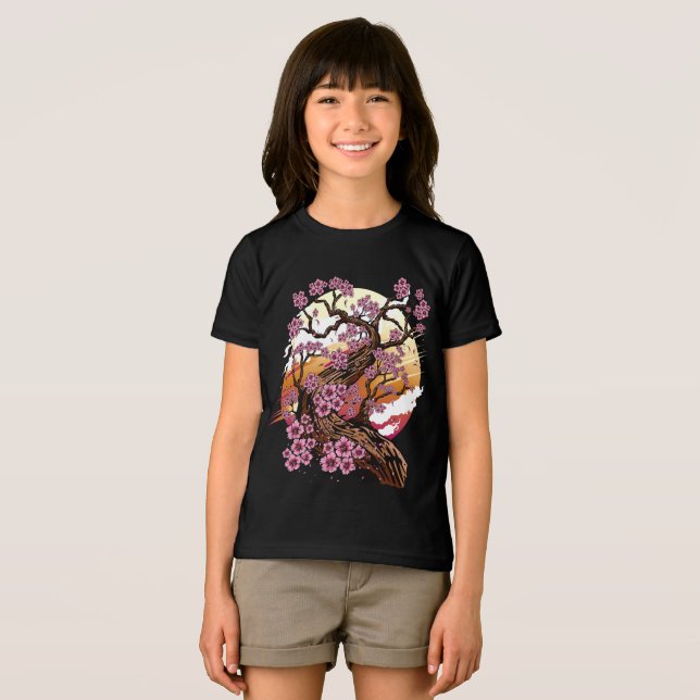 Wild Cherry Blossom Tri-Blend Shirt (Front Full)
