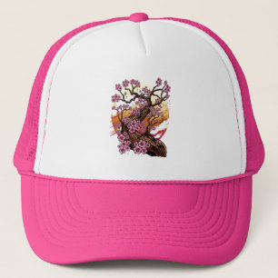 Wild Cherry Blossom Trucker Hat
