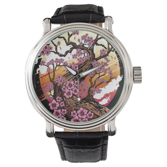 Wild Cherry Blossom Watch (Front)