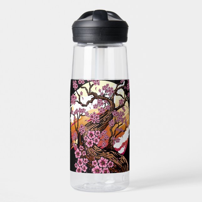 Wild Cherry Blossom Water Bottle (Front)