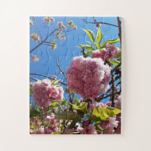 Wild Cherry pink Blossom Tree Jigsaw Puzzle