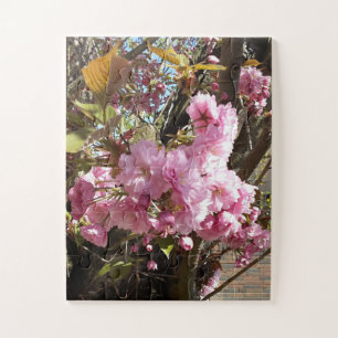 Wild Cherry pink Blossom Tree Jigsaw Puzzle