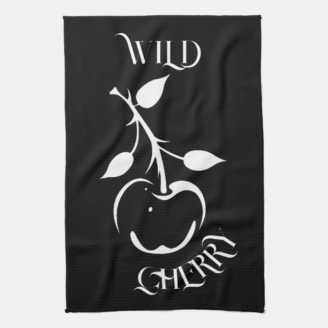 Wild Cherry  Tea Towel (Vertical)