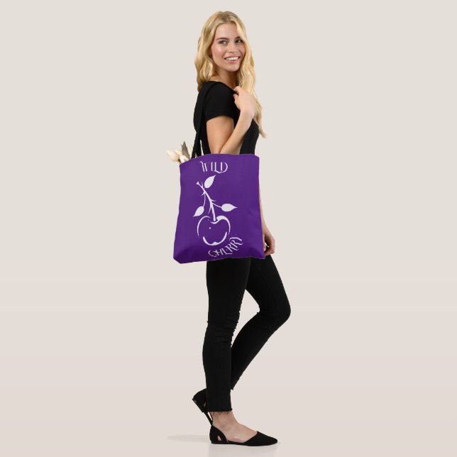 Wild Cherry  Tote Bag (On Model)
