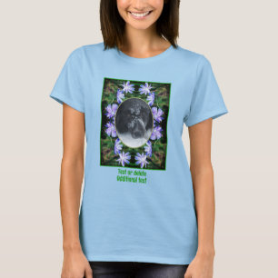 Wild Chicory Flowers Frame Create Your Own Photo T-Shirt