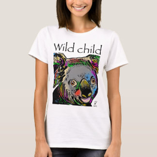 Wild child koala rainbow animals T-Shirt