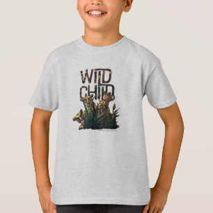 Wild Child Lion Cubs Kids Tee