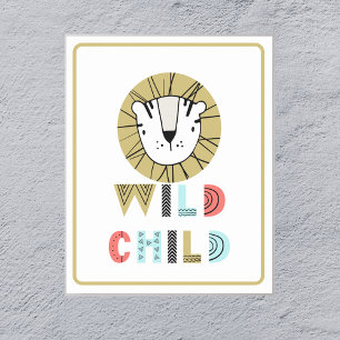 Wild Child Scandia Lion   Poster