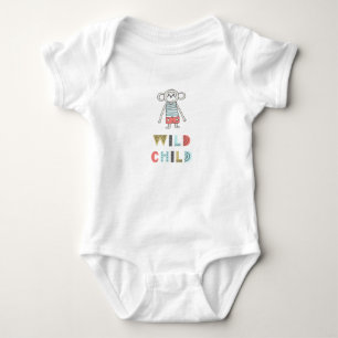 Wild Child Scandia Monkey Baby Bodysuit
