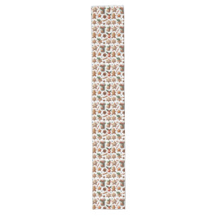 Wild Christmas Flower Long Table Runner