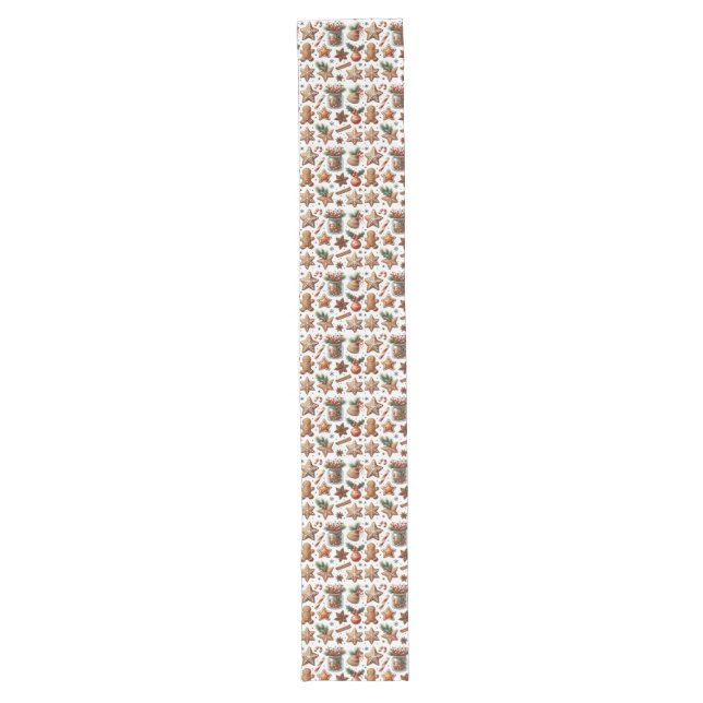 Wild Christmas Flower Long Table Runner (Front)