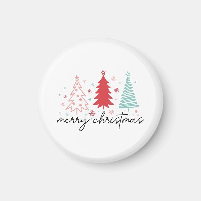Wild Christmas Flower Magnet (Front)