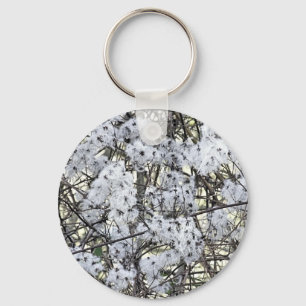 WILD CLEMATIS KEYCHAIN