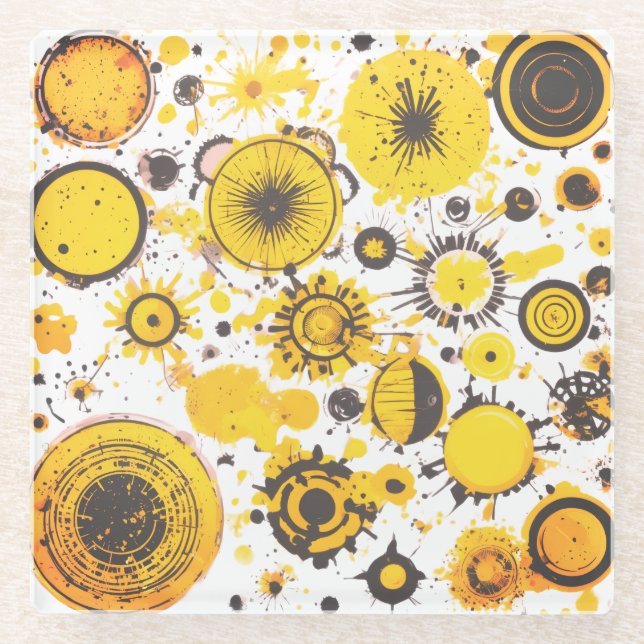 Wild Cluster of dots Coaster (Front)