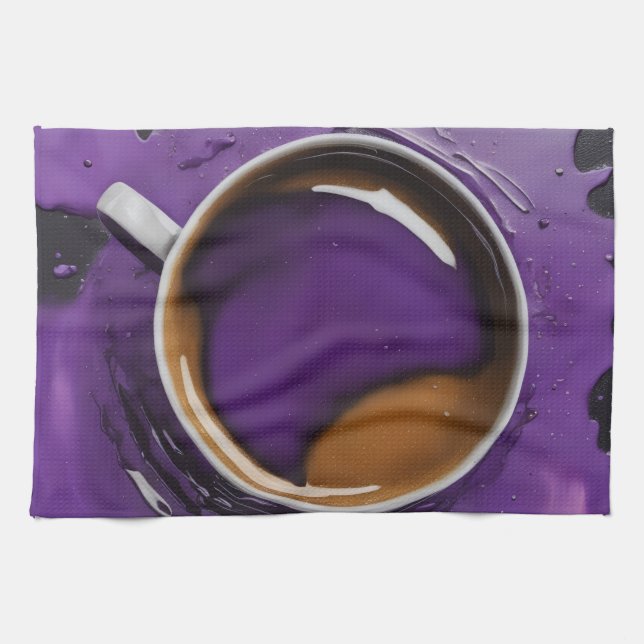 Wild Coffee Dreams Tea Towel (Horizontal)