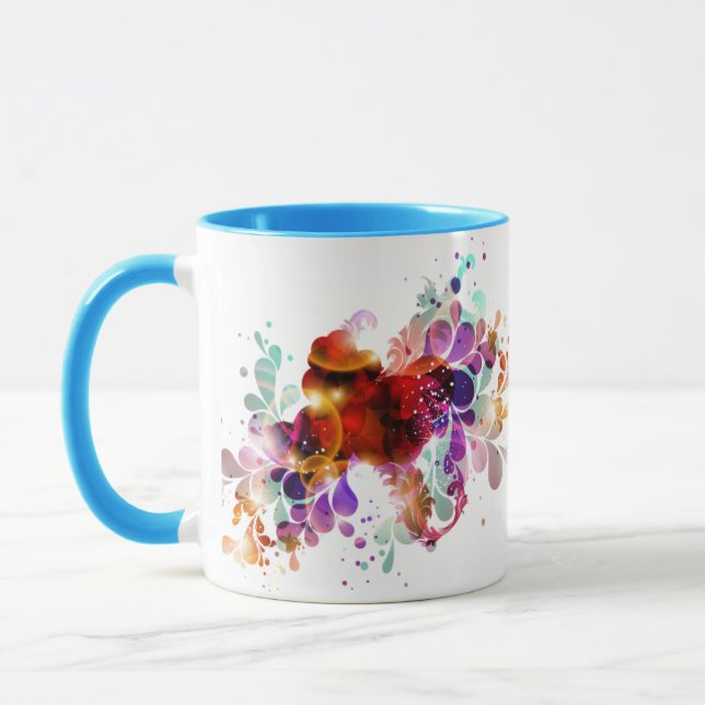 Wild Colour Splash Mug (Left)