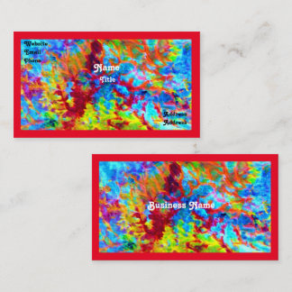 Wild Colourful Business Card