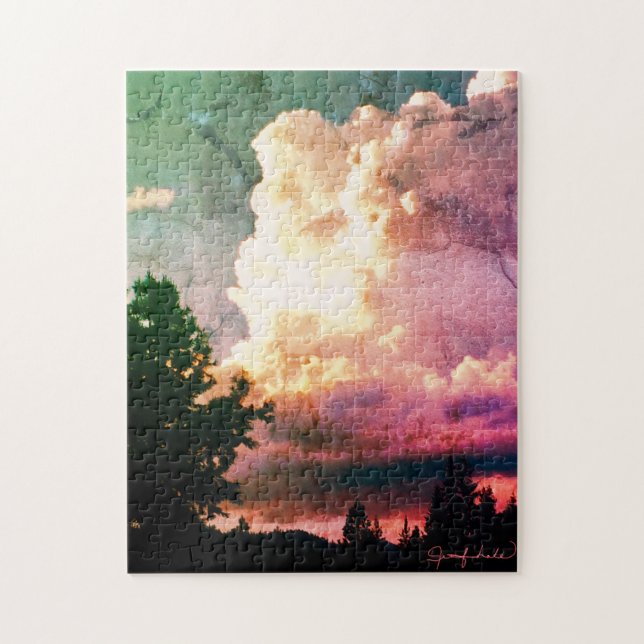 Wild Colourful Cloud Puzzle (Vertical)