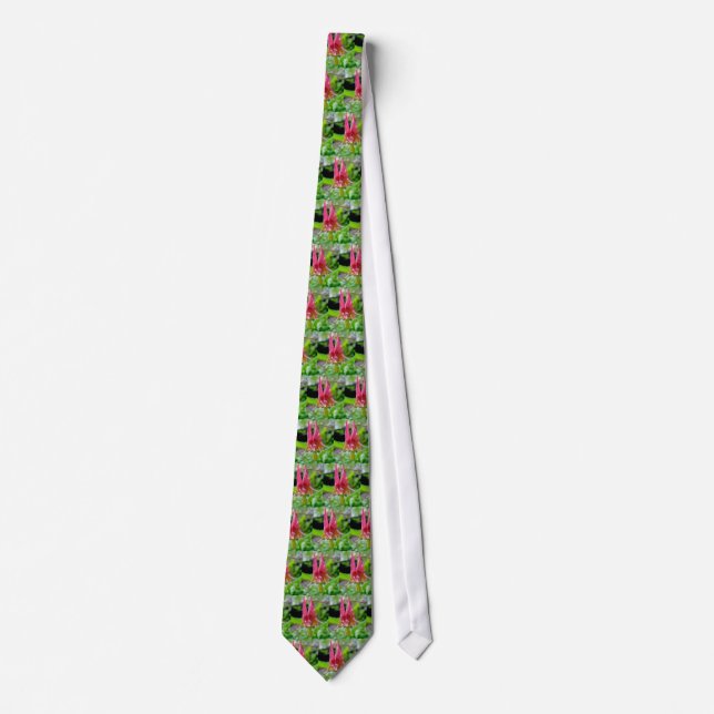 Wild Columbine Tie (Front)
